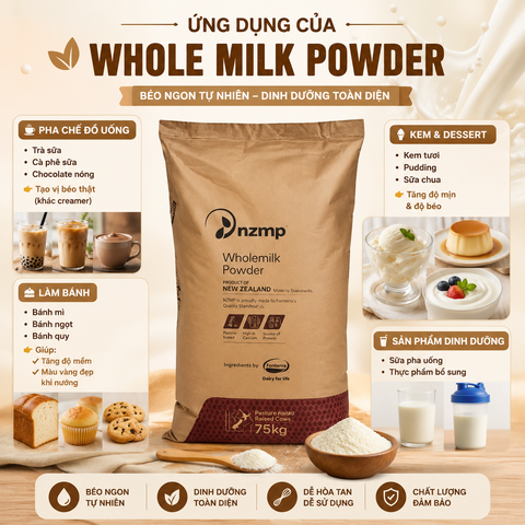 Sữa Bột Nguyên Kem Whole Milk Powder