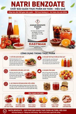 Chất bảo quản  Sodium Benzoate