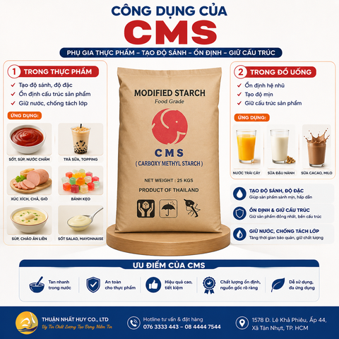 Tinh bột khoai mì biến tính
