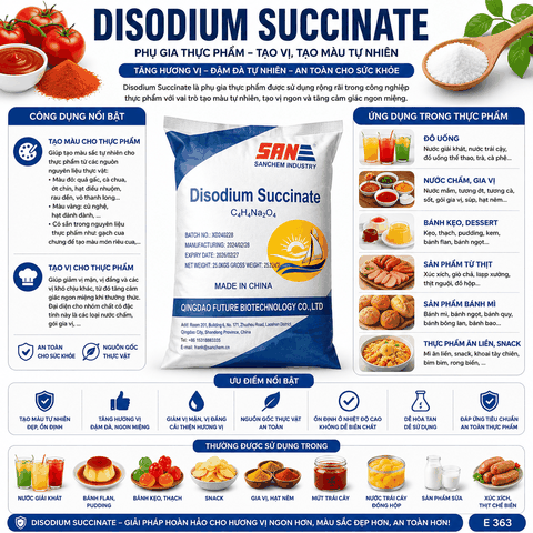 Chât tạo màu thực phẩm Disodium Succinate