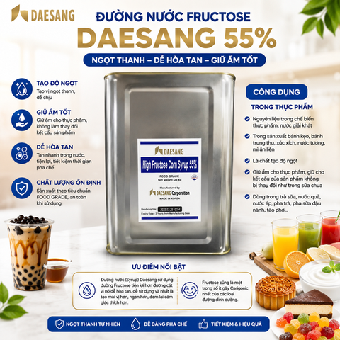 Đường nước Hàn Quốc – High Fructose Corn Syrup 55%