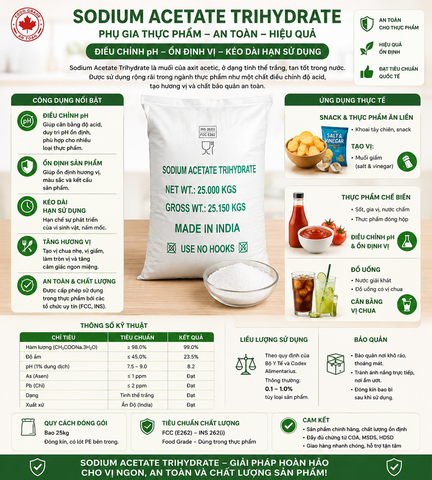 Sodium Acetate Trihydrate