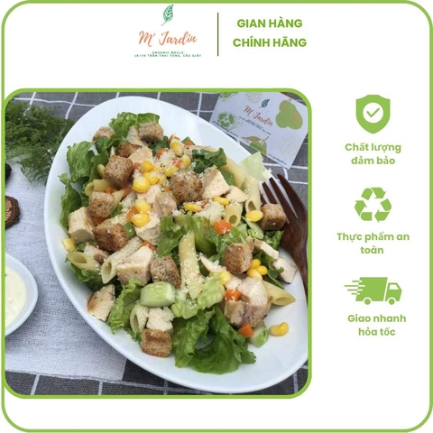 Salad mỳ gà nướng