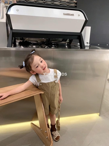 Quần yếm kaki Yiyaya