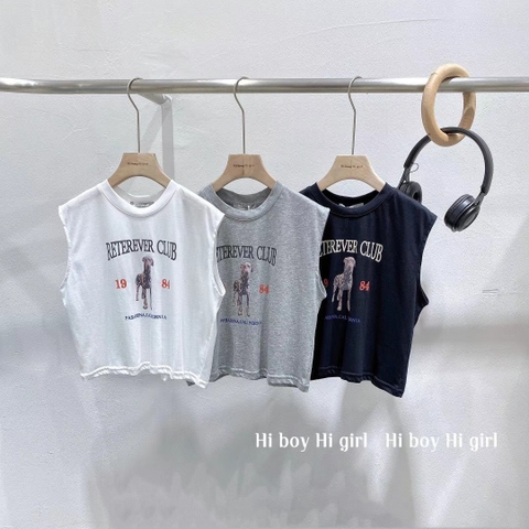 Áo sát nách con chó Reterever Club Hiboy Higirl