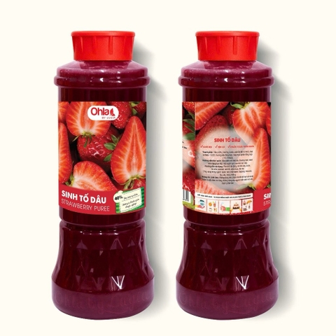 Sinh tố Ohla 40% chai 1 lít - DÂU