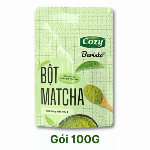 Bột Matcha Trà xanh Cozy Barista gói 100g