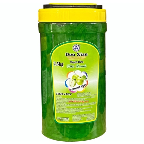 Thạch dừa Táo xanh Douxian hũ 2,5kg