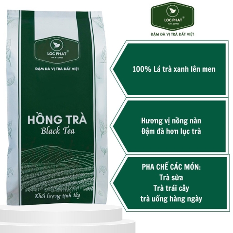 Hồng Trà Lộc Phát túi 1kg