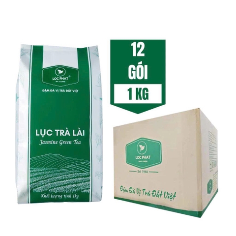 Lục trà lài Lộc Phát túi 1kg - THÙNG 12 TÚI