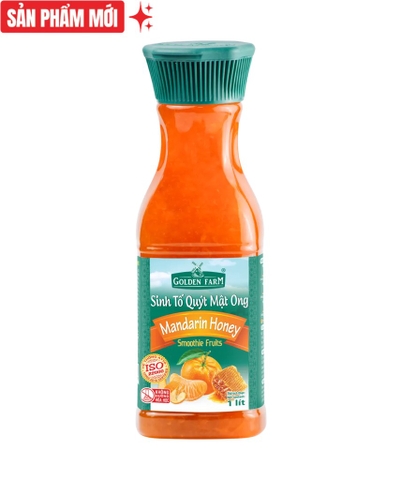 Sinh tố Golden Farm Quýt Mật Ong chai 1 lít