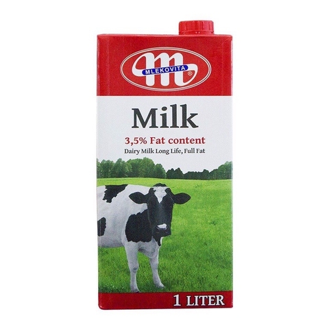 Sữa tươi Ba Lan Mlekovita 1L - THÙNG 12 HỘP