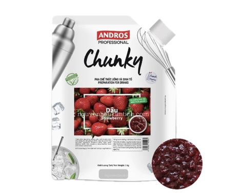 Mứt Chunky túi 1kg - DÂU