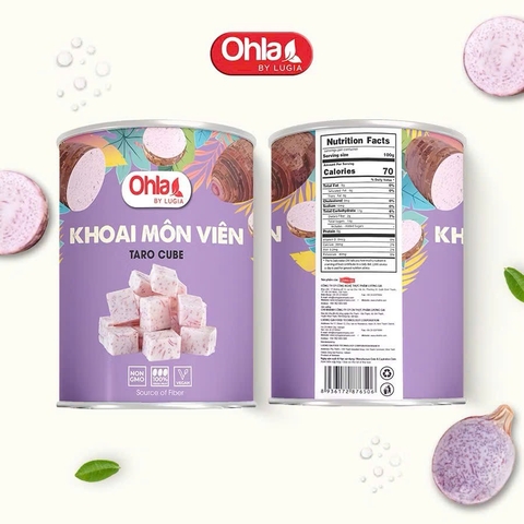 Ohla - Khoai môn viên đóng lon 900gr
