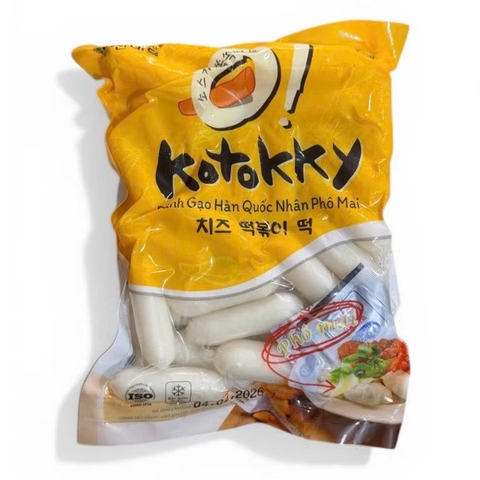 Bánh gạo Hàn Quốc gói 500g - nhân Phô Mai