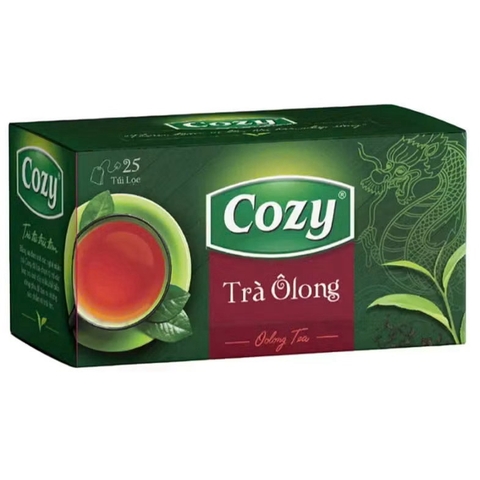 Trà Cozy túi lọc hộp 50gr (25gói x 2gr) - OLONG