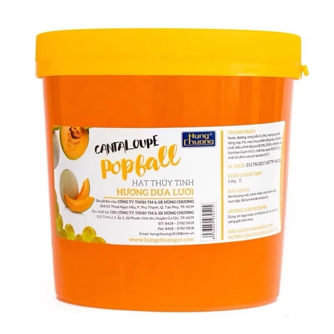 Thạch thủy tinh Dưa Lưới Hùng Chương hũ 3,2kg