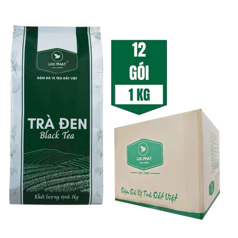 Trà đen Lộc Phát 1kg - THÙNG 12 GÓI