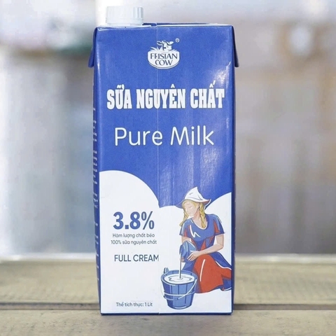 Sữa tươi nguyên chất Frisian Cow 38% - HỘP 1 LÍT