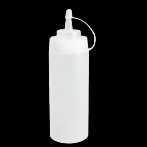Chai nhựa tròn đựng sốt 300ml - 12oz