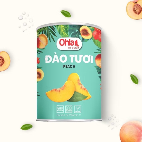 Đào ngâm Ohla lon 950gr