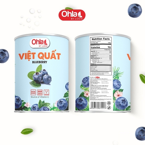 OHLA - Việt Quất đóng lon 950gr