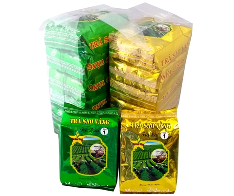 Trà đá Sao Vàng hương lài (nhài) 300g - COMBO 10 GÓI