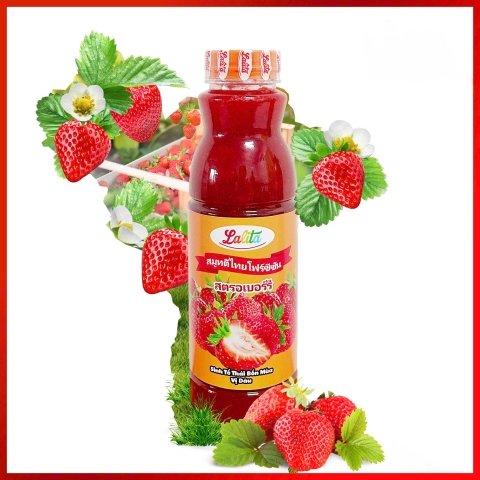Mứt Lalita 1L hương Dâu