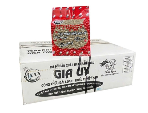 [Thùng 10 túi] Trân châu đường đen Gia Uy túi 2kg