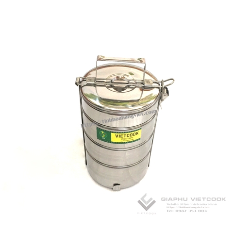 CAMEN INOX VIETCOOK - Đường kính Ø14cm * 4 ngăn