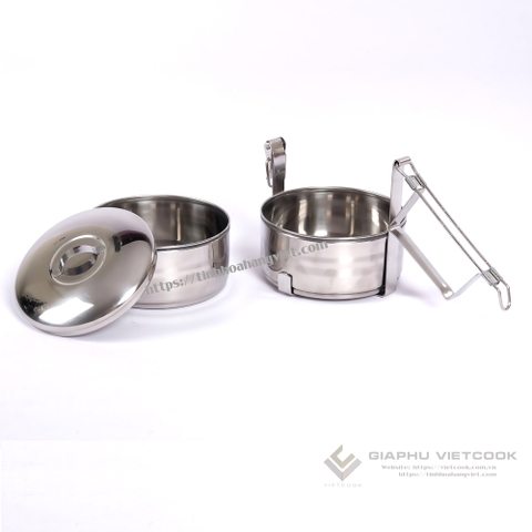 CAMEN INOX SUS304 TPF - Ø16cm * 2 ngăn