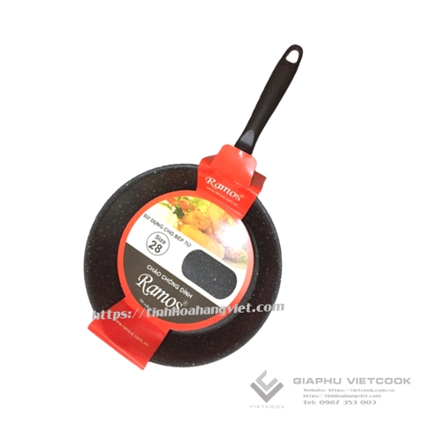 Chảo chống dính vân đá, đáy từ RAMOS