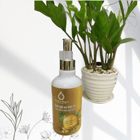 DẦU GỘI XẢ HỮU CƠ PEACE MASS 200ml-Thảo mộc & Tinh chất bạc hà