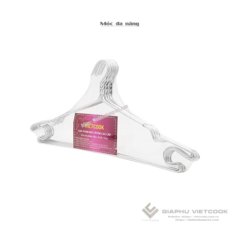 BỘ 10 MÓC ÁO ĐA NĂNG VIETCOOK - KT: 45cm * 20cm