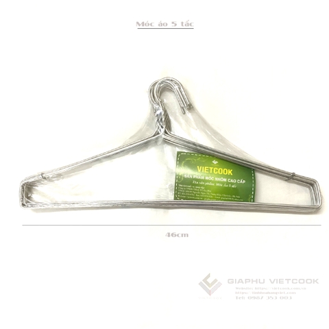 BỘ 10 MÓC ÁO 5 TẤC VIETCOOK - KT: 46cm*20cm