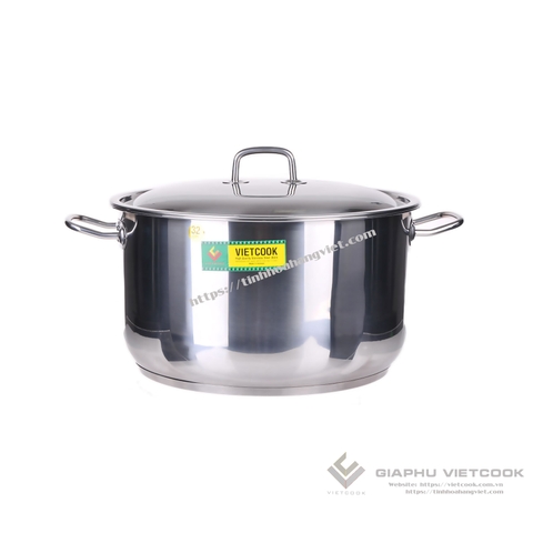 NỒI INOX 3 ĐÁY CAO (Size to) VIETCOOK - Dùng luộc gà