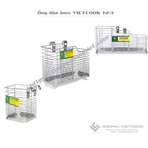ỐNG ĐŨA INOX 201 VIETCOOK Loại 1-2-3 ống