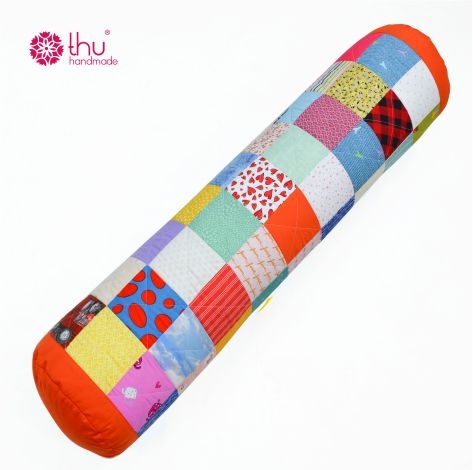 Gối Ôm Ghép Vuông, tone Cam