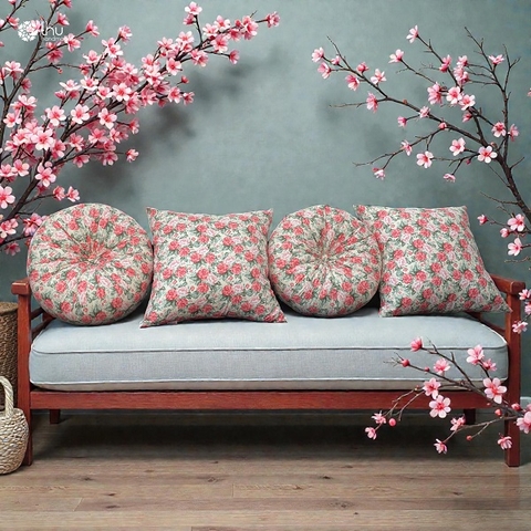 Set Gối Hoa Hồng