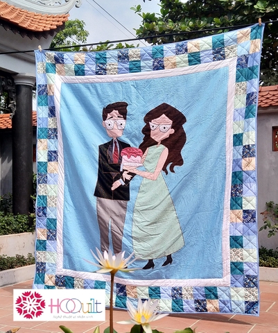 CHĂN QUILT CHỦ ĐỀ GIA ĐÌNH