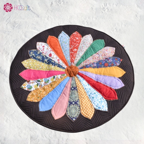 Thảm Thiền Hoa Cúc Nâu