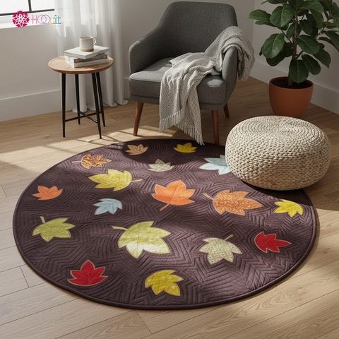 Thảm Lá Phong Nâu