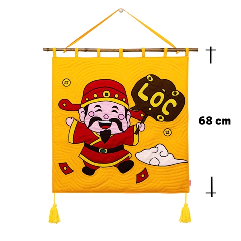 Tranh Thần Tài-Vàng