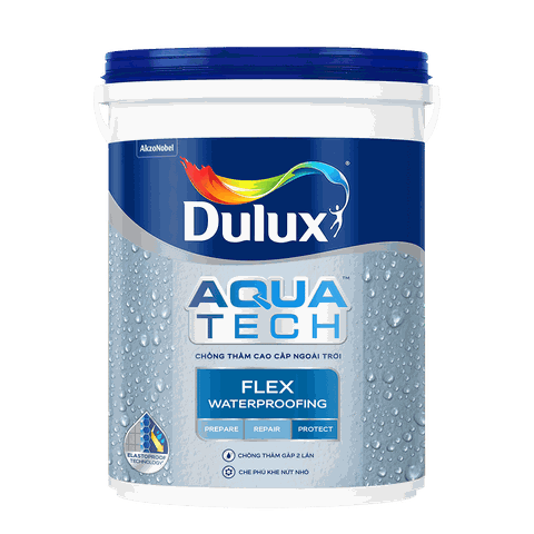 Chống Thấm Màu Dulux Aquatech Flex Waterproofing W759 6Kg (Cho tường đứng)