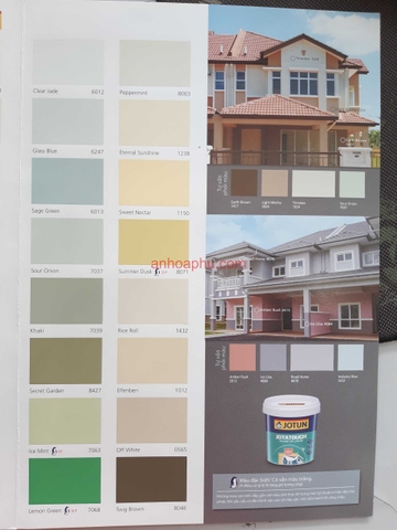 BẢNG MÀU SƠN JOTUN