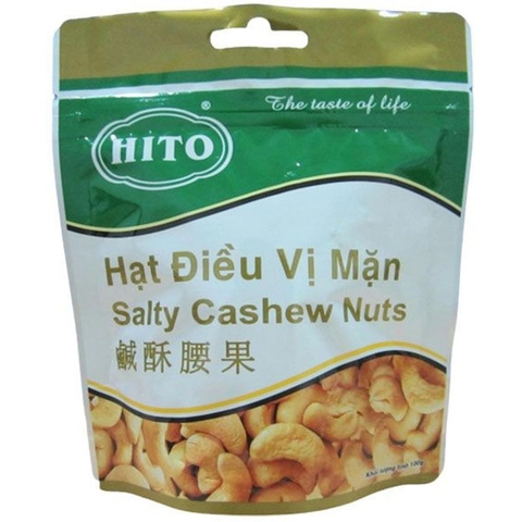 Hạt điều Rang Muối Hito gói 100g HITO Salty Chasew 鹹酥腰果 100g