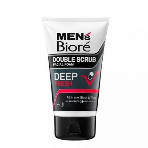 Sữa rửa mặt sạch sâu Men's Biore Deep Fresh tuýp 100g MEN'S BIORE Deep Fresh 洗面乳-紅字 100g