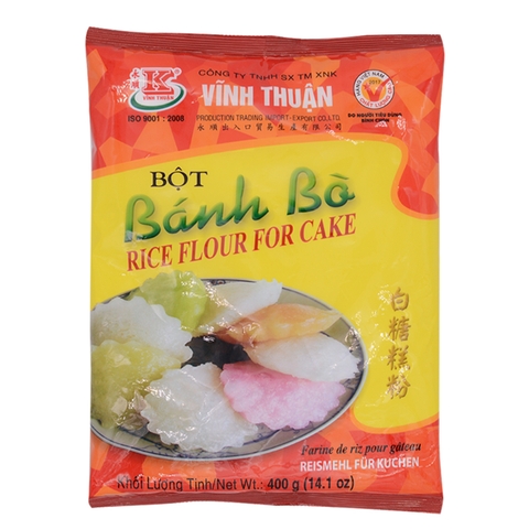 Bột bánh bò Vĩnh Thuận gói 400g VIN THUAN Bot Banh Bo 白糖糕粉 400g