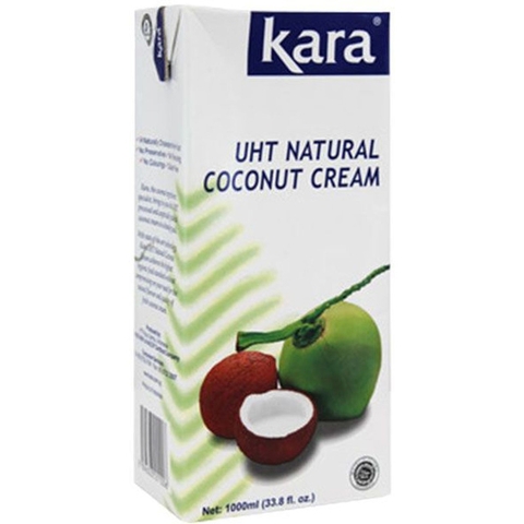 Kem Dừa Tiệt Trùng KARA hộp 1000ml KARA UHT Coconut Cream 椰漿 (藍) 1000ml