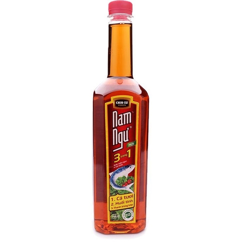 Nước mắm Chin-su Nam Ngư chai 750ml CHIN-SU Fish Sauce 3in1 南恩魚露 750ml